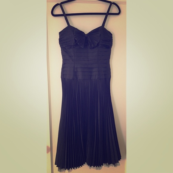 BCBG black Vintage style Evening DRESS, size 2 - Picture 1 of 5